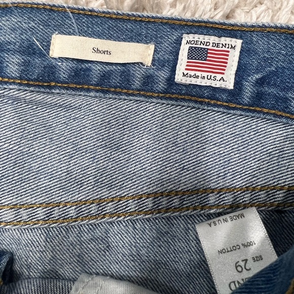 NWT NoEnd Muse Denim Shorts In Coast - Picture 6 of 9